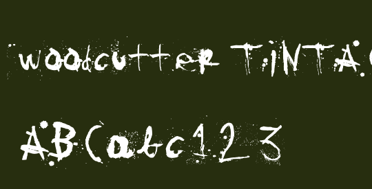 woodcutter TINTA CHINA