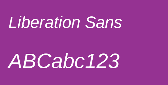 Liberation Sans