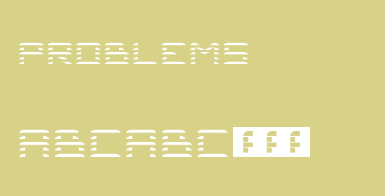 Problems