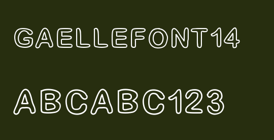 GaelleFont14
