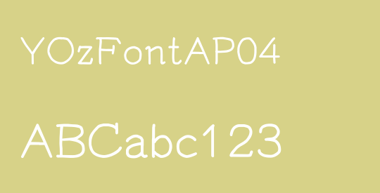 YOzFontAP04