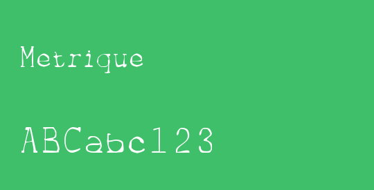 Metrique