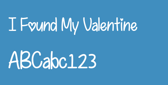 I Found My Valentine