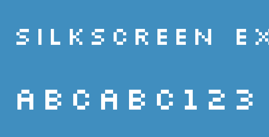 Silkscreen Expanded