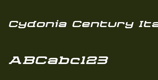 Cydonia Century Italic