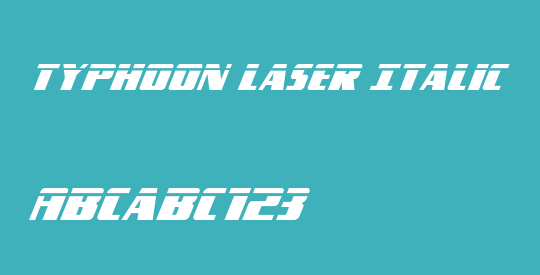 Typhoon Laser Italic