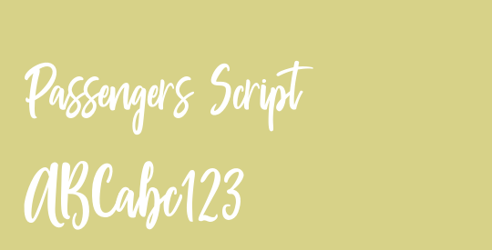 Passengers Script