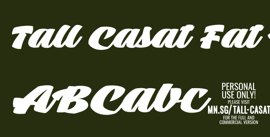 Tall Casat Fat PERSONAL USE