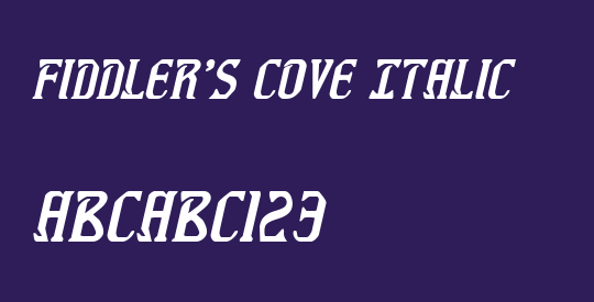 Fiddler's Cove Italic