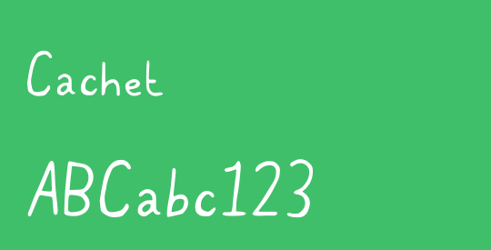 Cachet