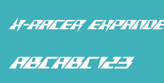 X-Racer Expanded Italic