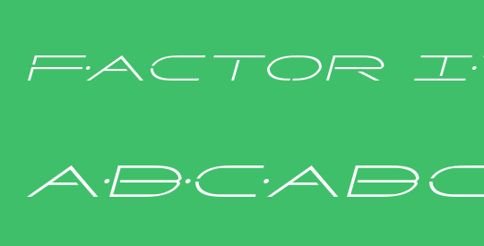 Factor Italic