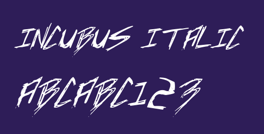 Incubus Italic