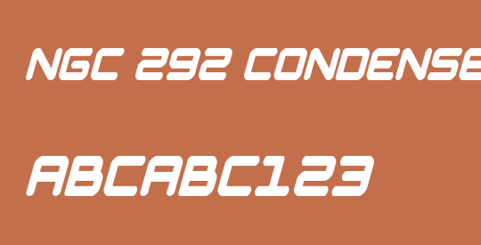 NGC 292 Condensed Italic