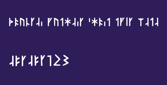 Younger Futhark Short Twig Made