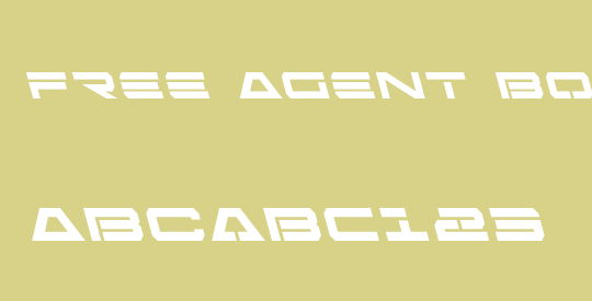 Free Agent Bold Leftalic