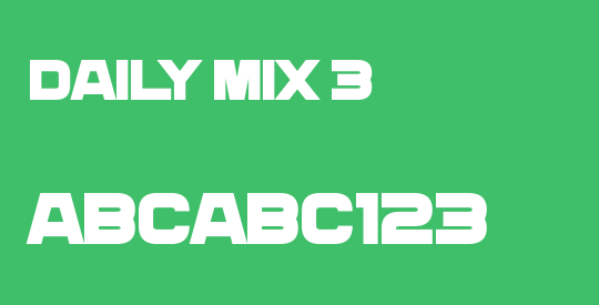 Daily Mix 3
