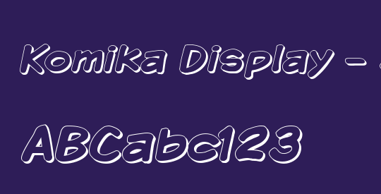 Komika Display - Shadow