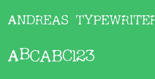 Andreas Typewriter