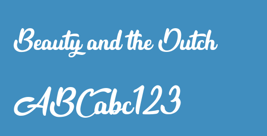 Beauty and the Dutch