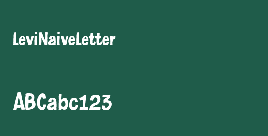 LeviNaiveLetter
