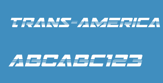 Trans-America Halftone Italic