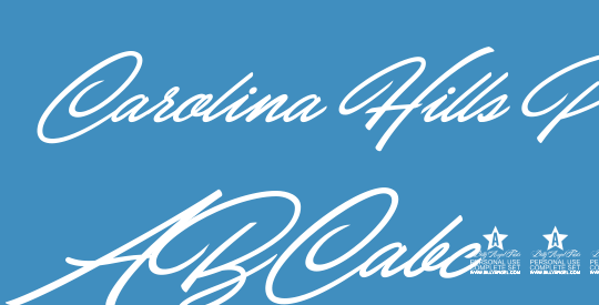 Carolina Hills Personal Use