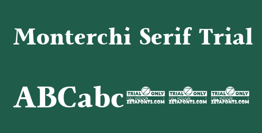 Monterchi Serif Trial