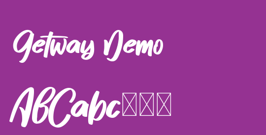 Getway Demo