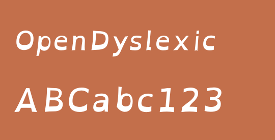 OpenDyslexic