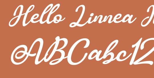 Hello Linnea Italic