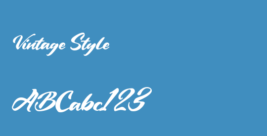 Vintage Style