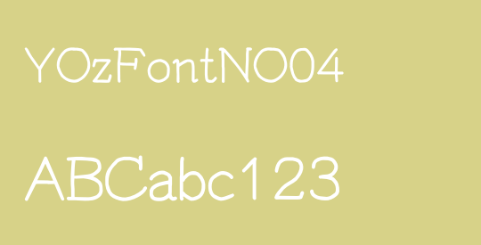 YOzFontNO04