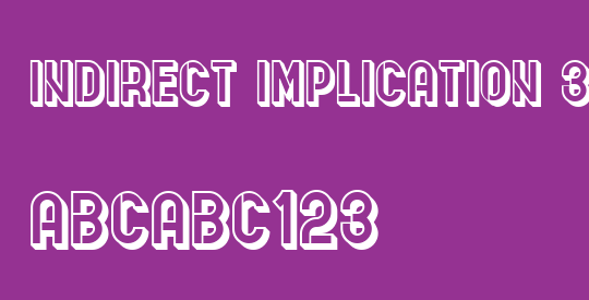 Indirect Implication 3D