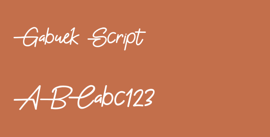 Gabuek Script
