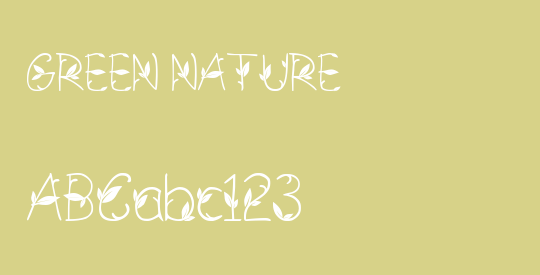 GREEN NATURE