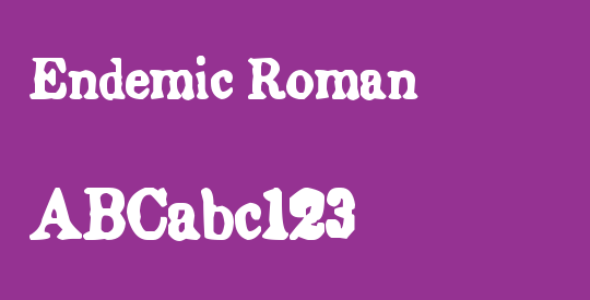 Endemic Roman