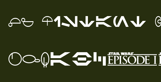 SF Distant Galaxy Symbols