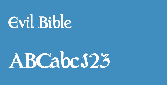 Evil Bible