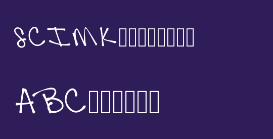 SCIMKfontfree