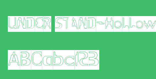 UNDER STAND-Hollow-Inverse