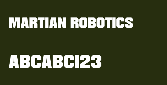 Martian Robotics