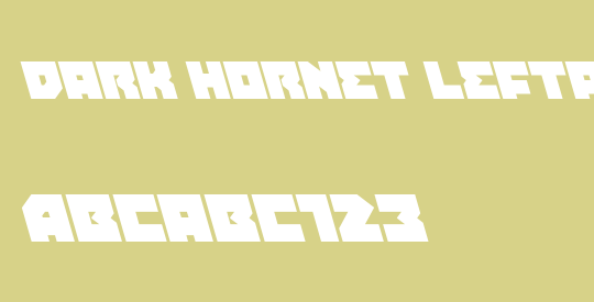 Dark Hornet Leftalic