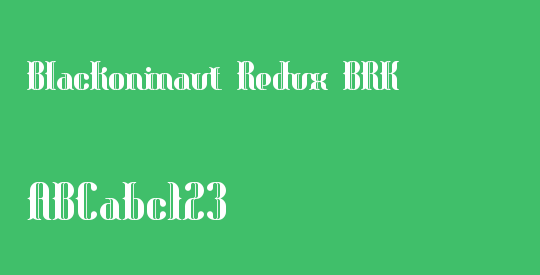 Blackoninaut Redux BRK