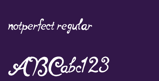 notperfect regular
