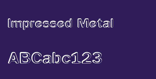 Impressed Metal