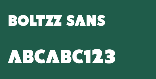 BOLTZZ Sans