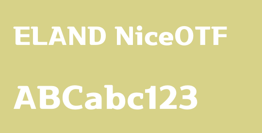 ELAND NiceOTF