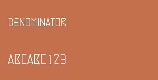 Denominator