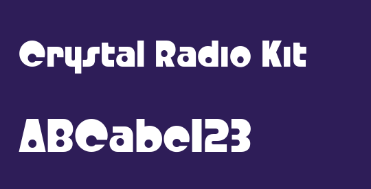 Crystal Radio Kit